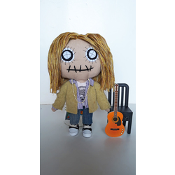 Kurt Fabien -Kurt Cobain inspired rag doll-