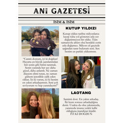 3 Fotoğraflı Anı Gazetesi ( ÇERÇEVESİZ )