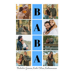 Baba Posteri 1 ( ÇERÇEVESİZ ) 