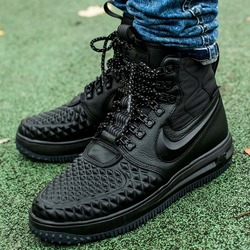 Nike Lunar Air Force 1 Duckboot Black