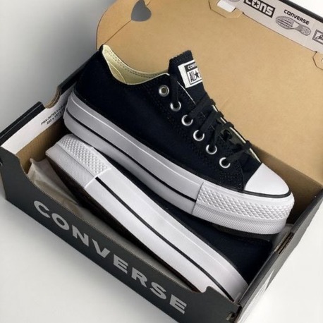 Converse Chuck Taylor Platform Black (4 Cm Topuk Boyu)