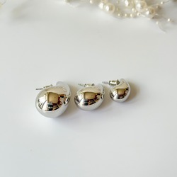 C107 Gözyaşı Silver Küpe