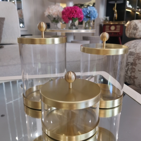 Kavanoz 3lü Gold