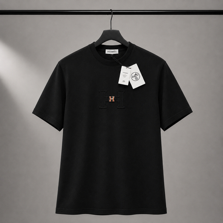 Hermes Kalın Kumaş Oversize Tshirt