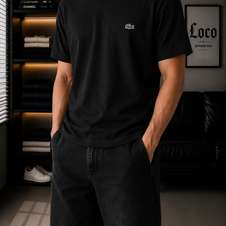 Lacoste Kalın Kumaş Oversize Tshirt