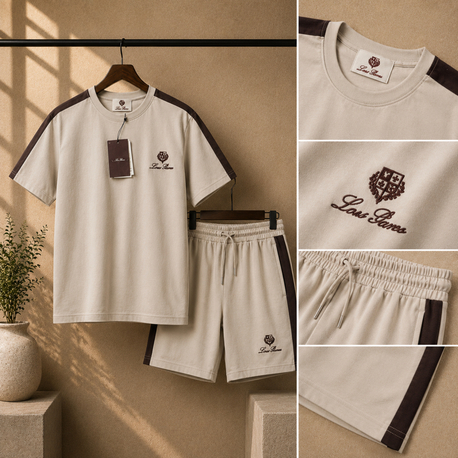 Loro Piana Şort + Tshirt Takım