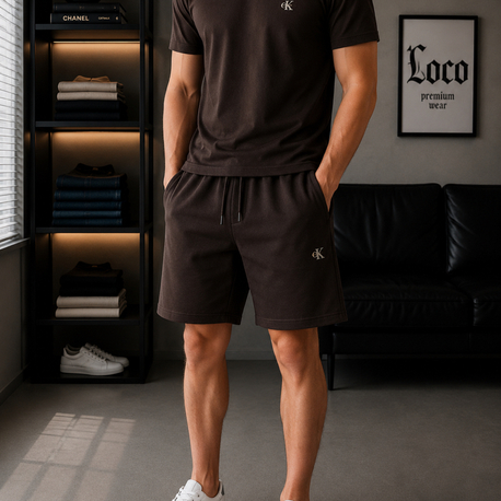 Calvin Klein Tshirt + Şort Premium Takım