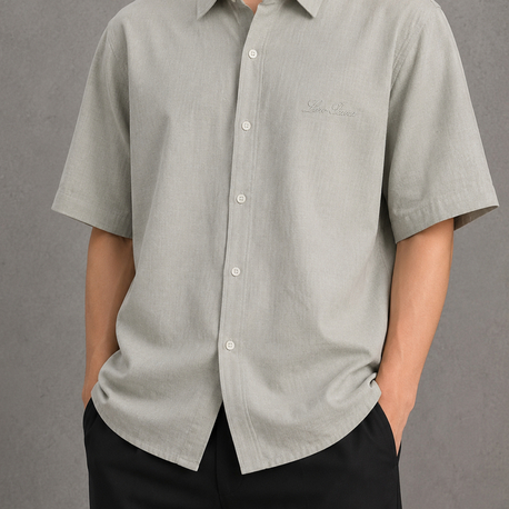 Loro Piana Keten Oversize Premium Gömlek