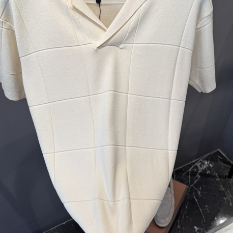 JACQUEMUS Polo Ecru 