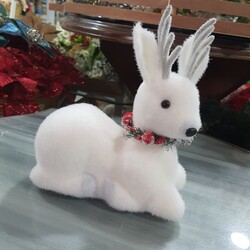 35 cm Beyaz Oturan Ceylan