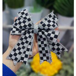 Damali Fiyonk 15 cm Gümüş siyah