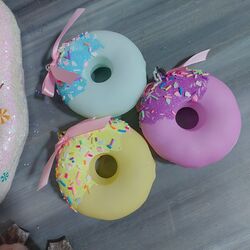 Yılbaşı Ğaç Süsü 3 lü Donut 9 cm