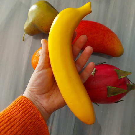 Yapay Muz 20 cm 1 Adet, Yapay Meyve