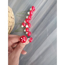Minik Yapay Mantar 2 cm 10 adet