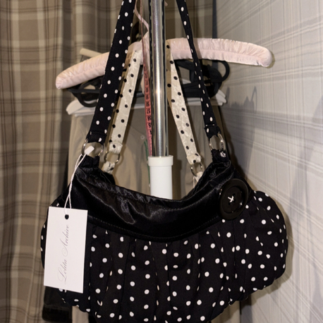 Viscose Button Bag 