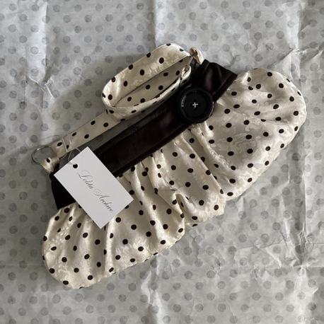 %100 Silk Button Bag