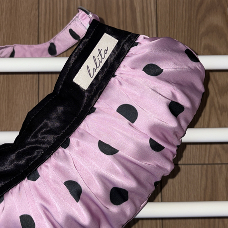 Dolly Pink Satin Button Bag