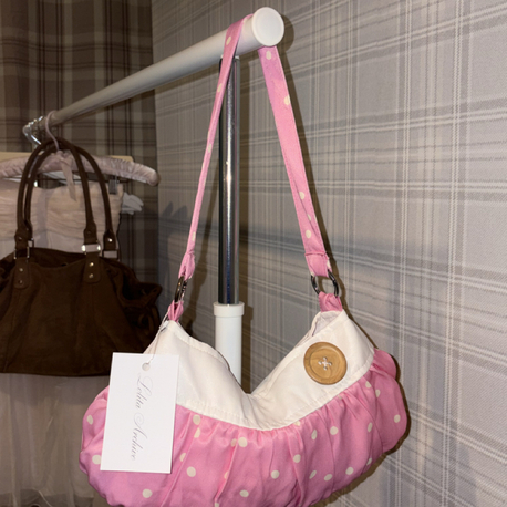 Cindy Pink Button Bag