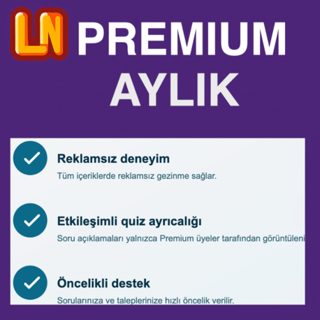 Premium Üyelik  LOLONOLO / AYLIK