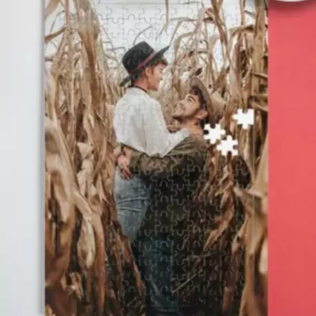 Kişiye Özel Fotoğraflı Yapboz Puzzle Resimli Pazıl Yapboz Sevgili Hediye 200 Parça 35x50cm