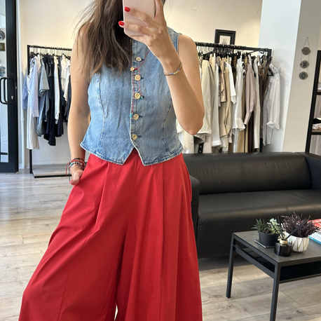 Denim Yelek