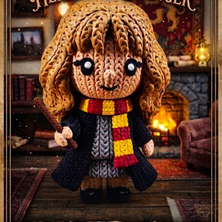 Hermione Granger Örgü Desenli Figür