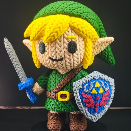 The Legend Of Zelda Örgü Desenli Link Figürü