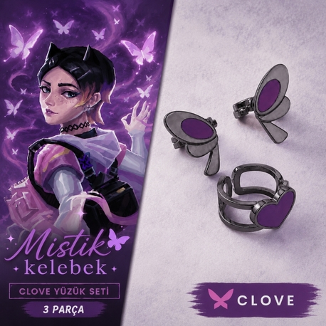 Clove Mistik Kelebek (Mor)