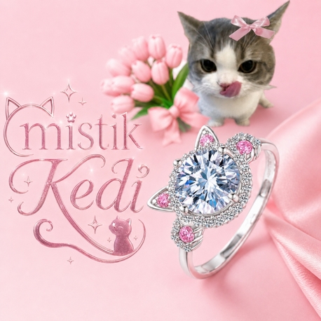 Mistik Kedi Yüzük
