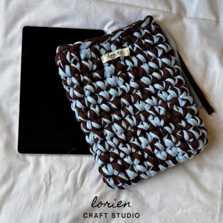 Tablet Case (Brown - Baby Blue)