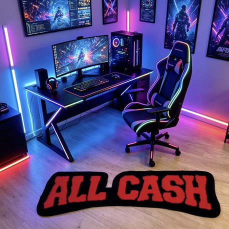 "All Cash" Hypebeast Tasarım Tufting Halı