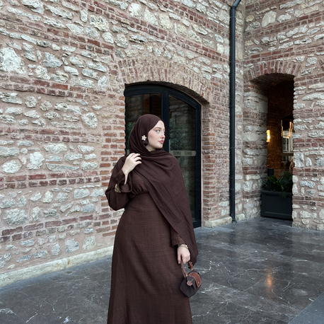 Brown Linen dress