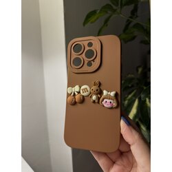 iPhone Ayıcık Kahve Kılıf