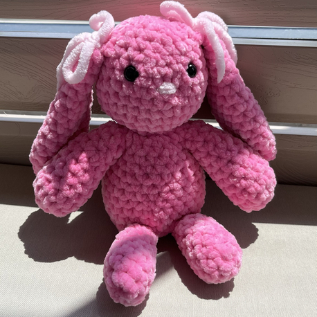 Amigurumi pembe tavşan