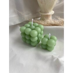Yeşil Bubble Soya Mum Seti