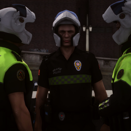 Motosikletli Trafik Polisi [EUP/Reflective]