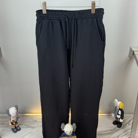 Keten Pantolon (Siyah)