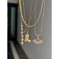 Çelik Gold Kolye KOMBİNİ