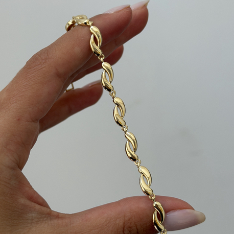 Premium Seri Vintage Damla Bileklik | Gold