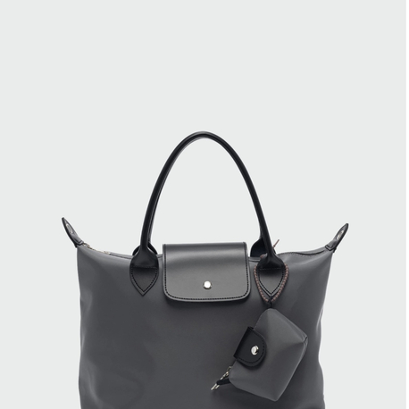 Kadın Katlanabilir Su Geçirmez Shopper Tote Çanta – Mini Cüzdanlı 