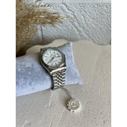 Marka Model Beyaz Kadranlı Silver Çelik Erkek Saat