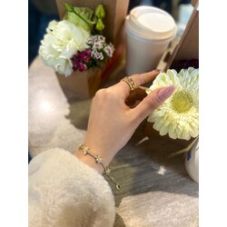 Gold Yıldız Su yolu bileklik