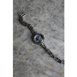  Midnight Silver Oval Kadranlı Çelik Kadın Saat