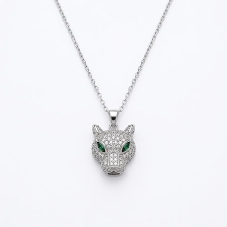 Çelik | Silver Panthere Kolye