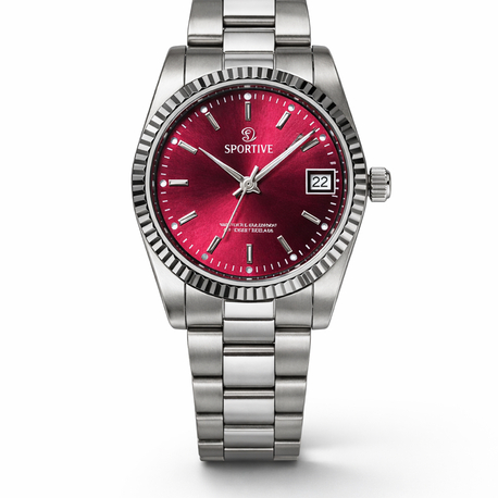 Marka Model Bordo Kadranlı Çelik Kadın Saat