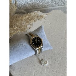 Marka Model Siyah Kadranlı Silver&Gold Çelik Erkek Saat