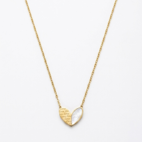 Çelik | Pearly Love kolye