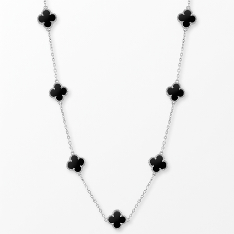 Çelik | Mini silver yonca kolye