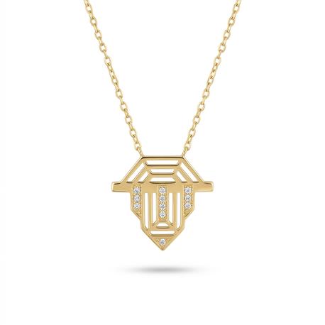 Çelik | Gold Badge Kolye