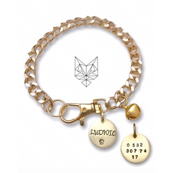 Gold Plated Cat/Dog Collar (ID TAG)